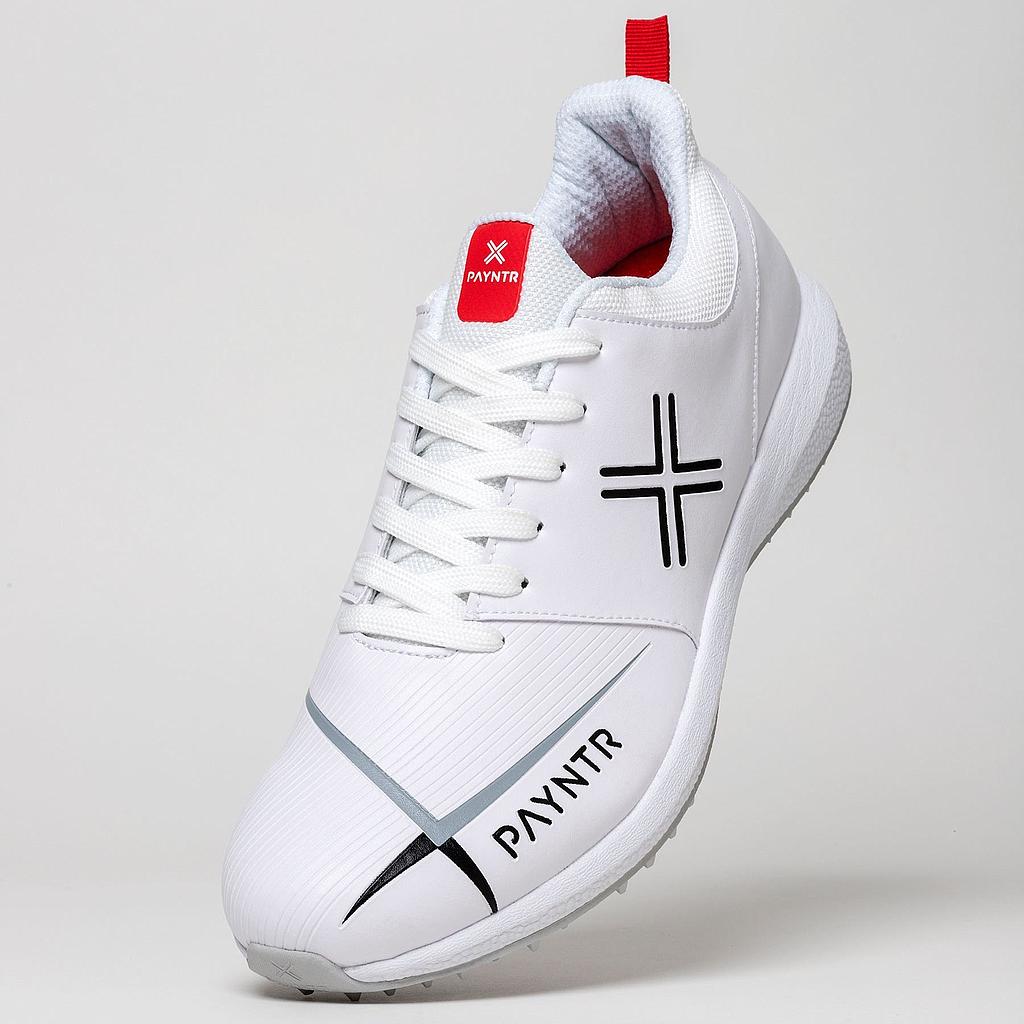 Payntr V Pimple - Classic White Cricket Shoes - US 12.5